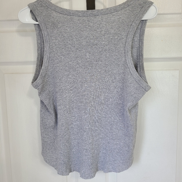 Daydreamer LA Woman's Sleeveless Tanktop, Size: Large Color: Grey - Picture 12 of 12